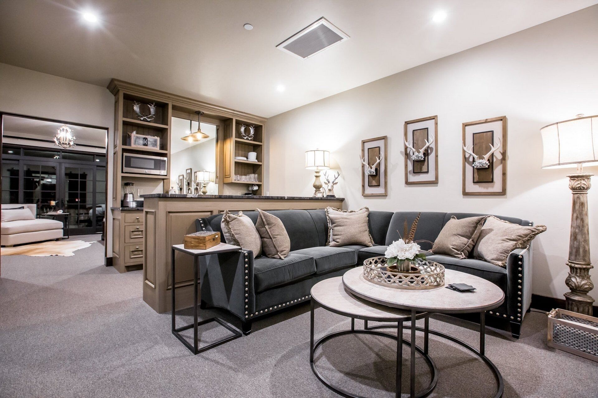 TV connectée, cheminée