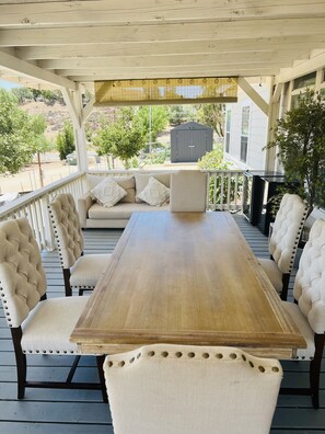 Opções para refeição ao ar livre