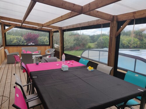 House with swimming pool near St Malo /Dinan / Mont St Michel/ Foret de Brocéliande