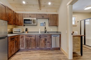 Fridge, microwave, dishwasher, coffee/tea maker - Studio Suite #9 at The Lodge | Minutes from Sunapee Harbor & Mount Sunapee (Sunapee)