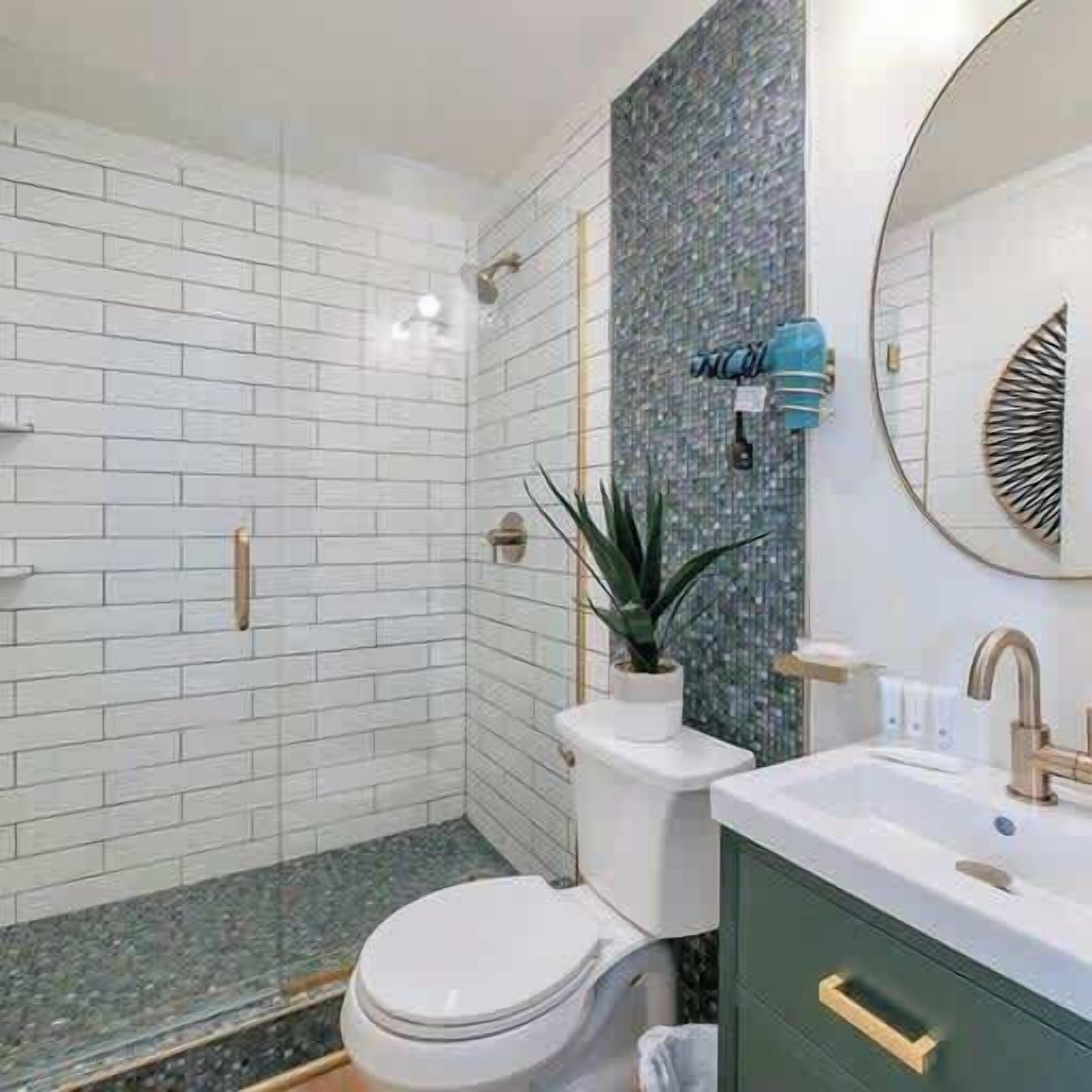 Custom tile shower