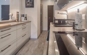Kühlschrank, Herdplatte, Geschirrspüler