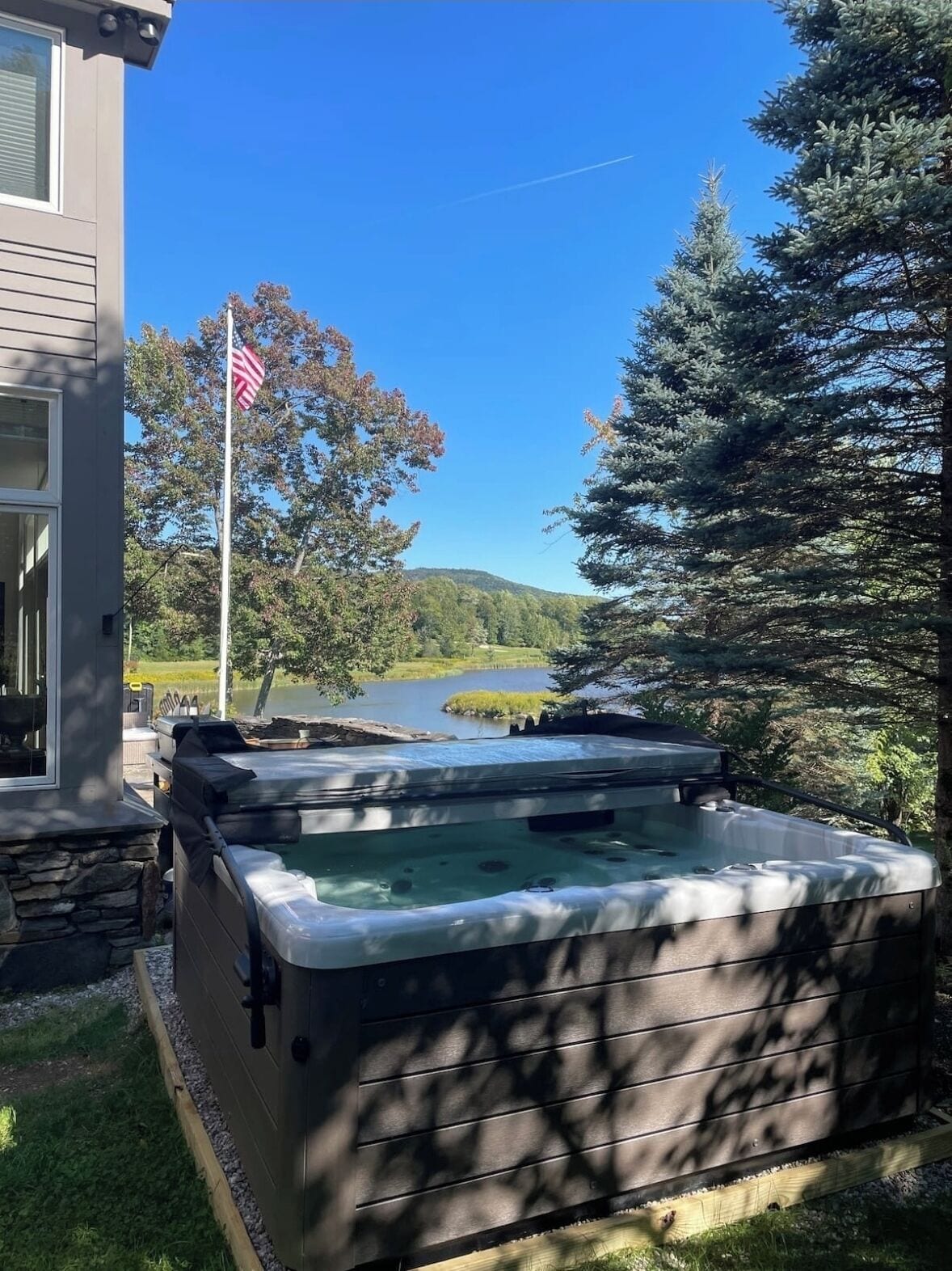 Idromassaggio all'aperto