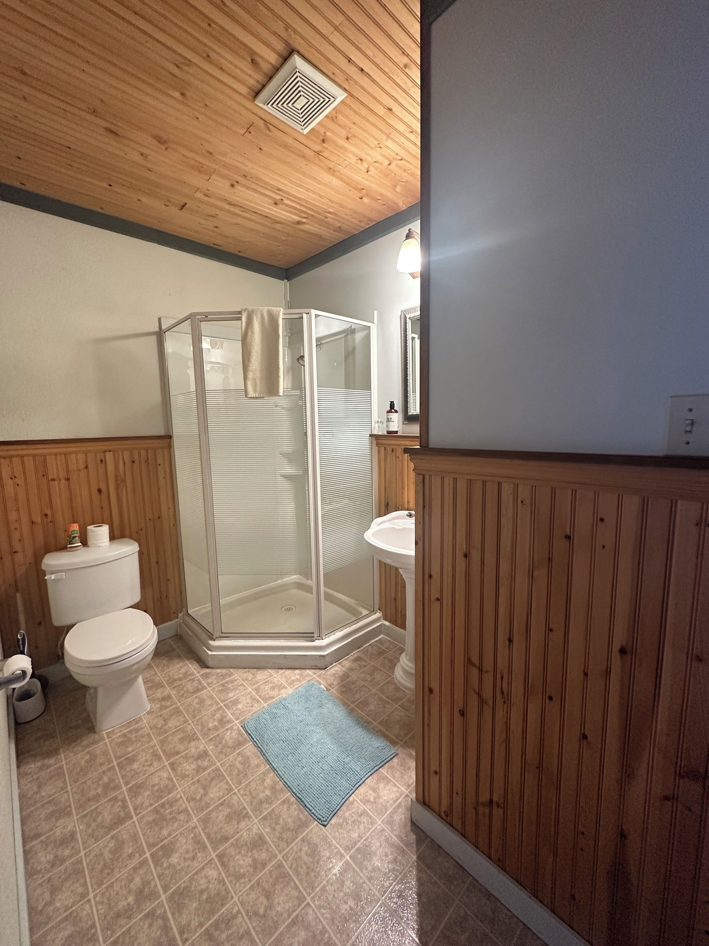Traditional Room, 1 Double Bed, Non Smoking | Bathroom | Shower, rainfall showerhead, hair dryer, towels
