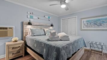 2 bedrooms, iron/ironing board, free WiFi, bed sheets