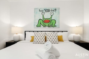 4 habitaciones, escritorio, tabla de planchar con plancha y wifi gratis