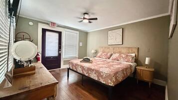 Desk, iron/ironing board, WiFi (free), bed sheets