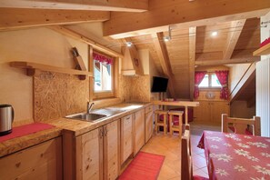 Kühlschrank, Mikrowelle, Herdplatte, Geschirrspüler