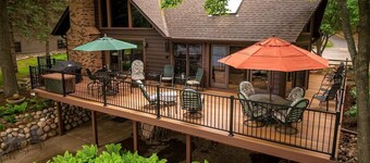 Whitefish Chain Lake Home with Beach + Sauna + King Beds + Kayaks +Paddle Boards