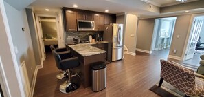2 bedrooms, desk, iron/ironing board, travel crib - Deluxe! New Basement Loft, Ready for Families with Private Office Space for Work (Raleigh)