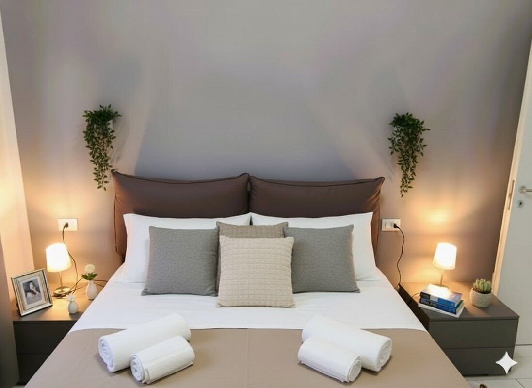 1 bedroom, iron/ironing board, bed sheets