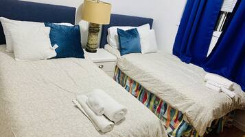 3 bedrooms, iron/ironing board, travel crib, free WiFi