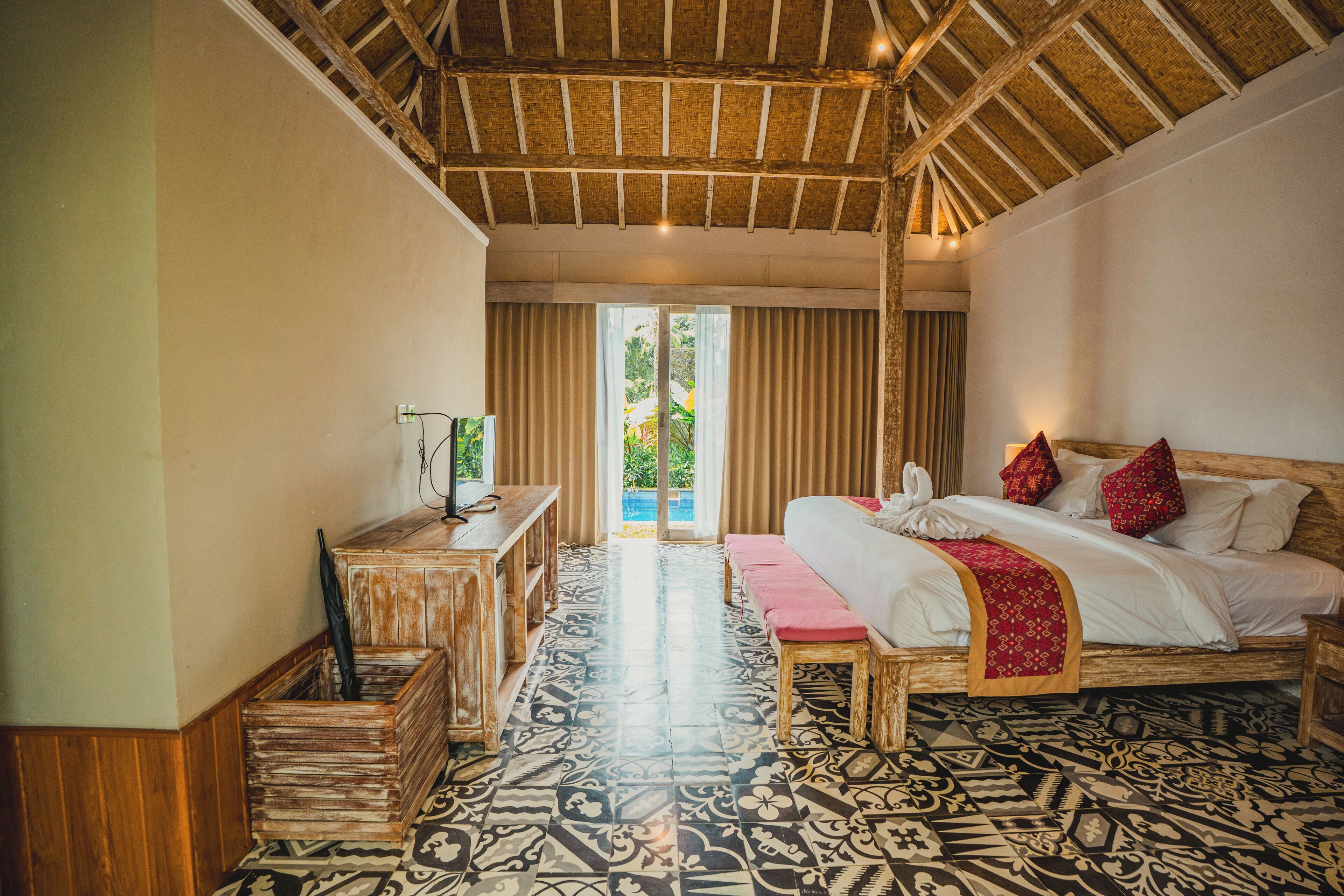 Villa | Caja fuerte, escritorio, wifi gratis y ropa de cama