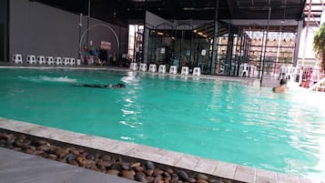 Indoor pool, outdoor pool