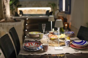 Dining - Donna Lucia Romantic Villa w/ jacuzzi Sea Front (Monopoli)