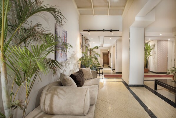Sala de estar en el lobby