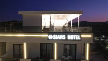 Fassade der Unterkunft