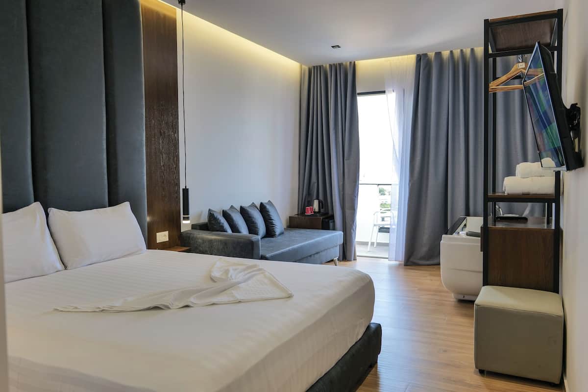 Suite, Whirlpool | 1 Schlafzimmer, Bettwäsche