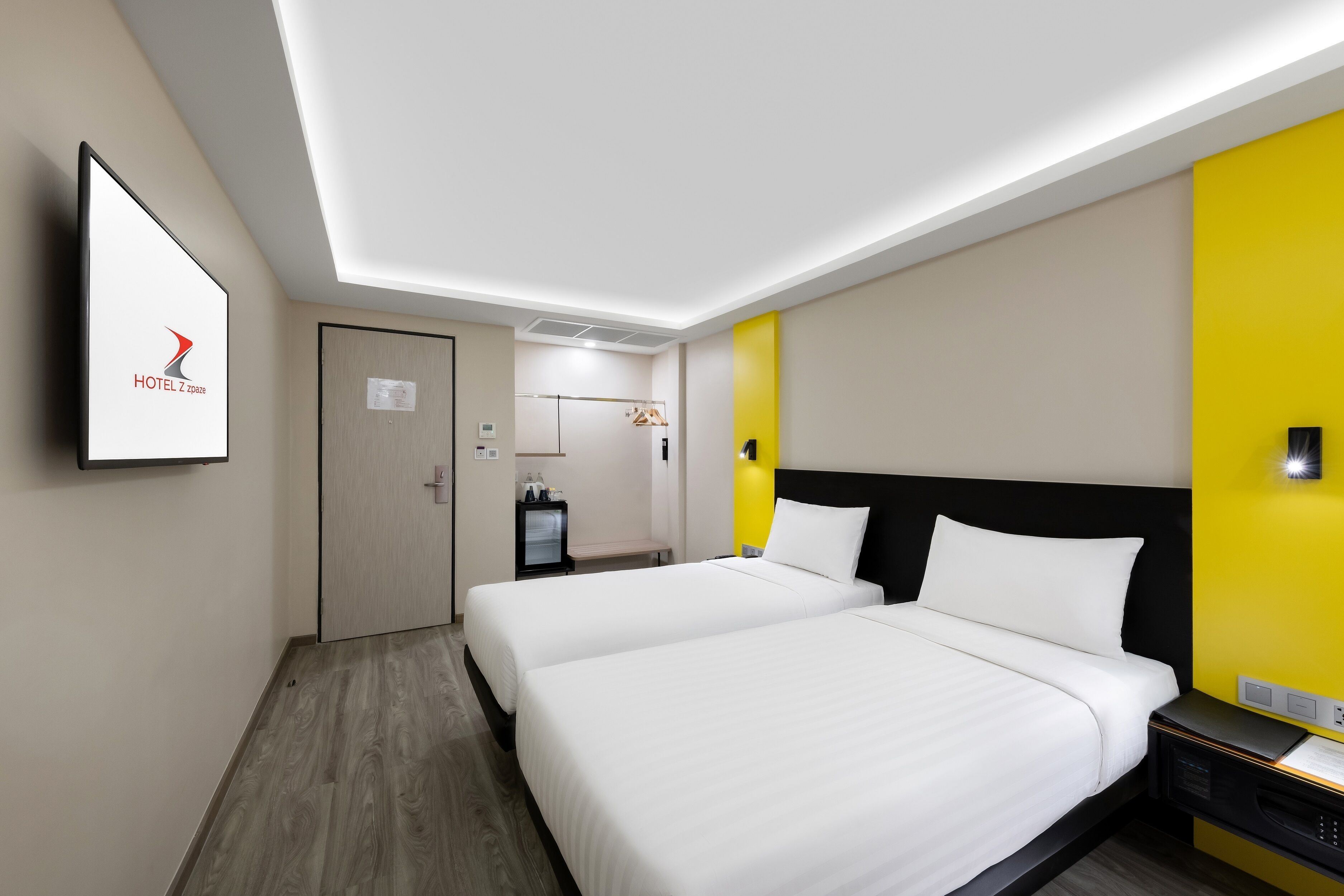 خزنة داخل الغرفة وواي فاي مجانًا وملاءات أسرّة