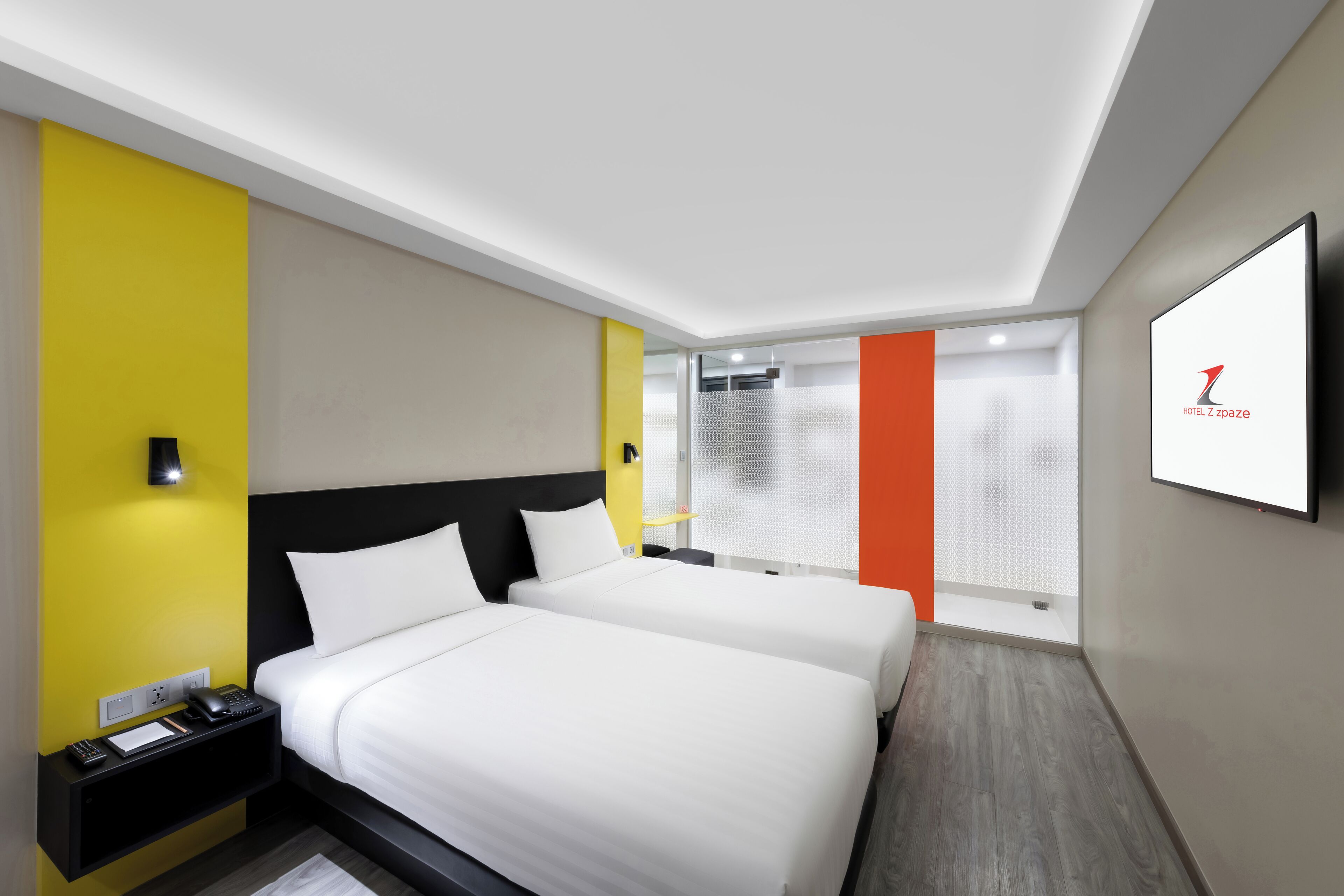 Quarto duplo standard | Cofres nos quartos, Wi-Fi de cortesia, roupa de cama