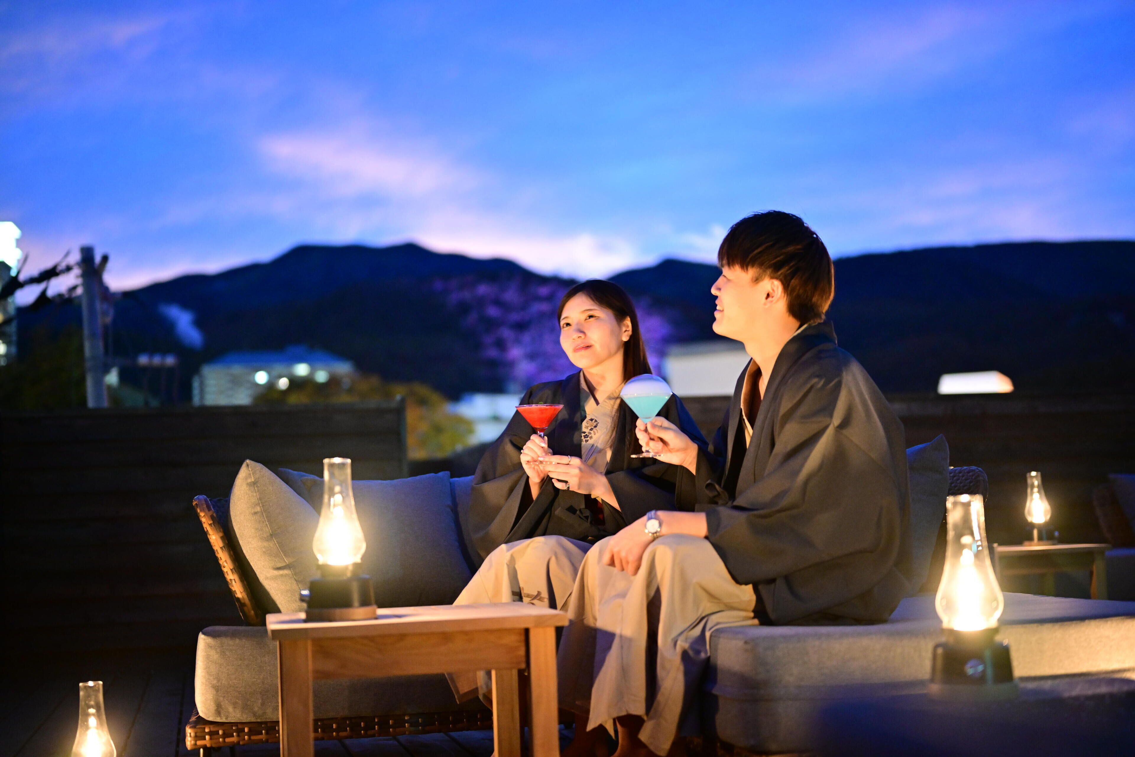 Terrasse sur le toit