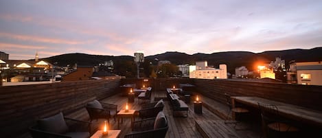 Terrasse sur le toit