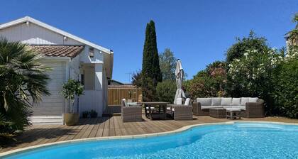Charming renovated house with swimming pool, terrace and garden