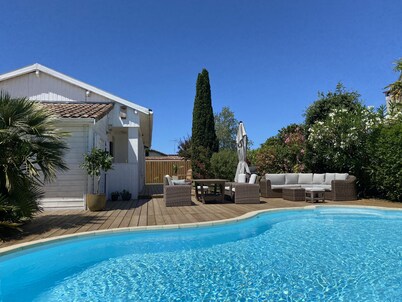 Charmante maison avec piscine, terrasse et jardin