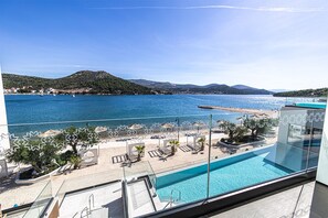 Chambre Supérieure, balcon, vue mer | Vue sur la plage/l’océan
