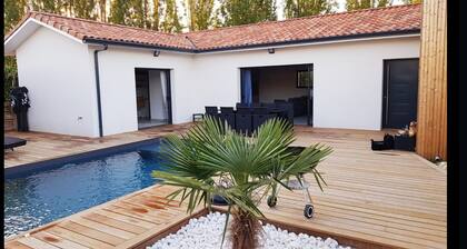 Vacation villa 12 minutes from the beach