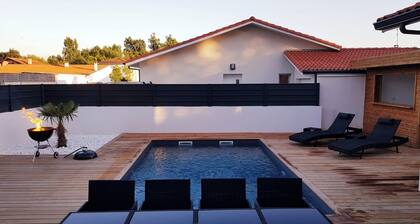 Vacation villa 12 minutes from the beach