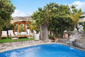 Pool - Vacation Home "Casa Candelaria" with Views of El Teide, Private Pool & Wi-Fi (Arico)