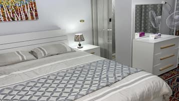 2 kamar tidur, Wi-Fi gratis, dan seprai linen