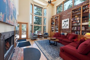 TV connectée, cheminée