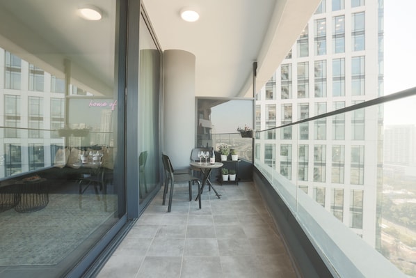 Apartamento exclusivo, sacada | Sacada