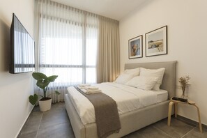 Exclusive-Apartment, Balkon | 2 Schlafzimmer, individuell dekoriert, individuell eingerichtet