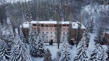 Façana frontal de l'allotjament