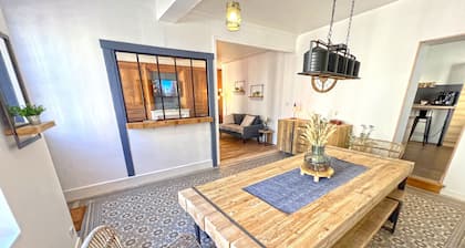 Maison en pierre jacuzzi a 500m de l'ain 3ch 8p