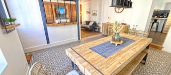 Maison en pierre jacuzzi a 500m de l'ain 3ch 8p