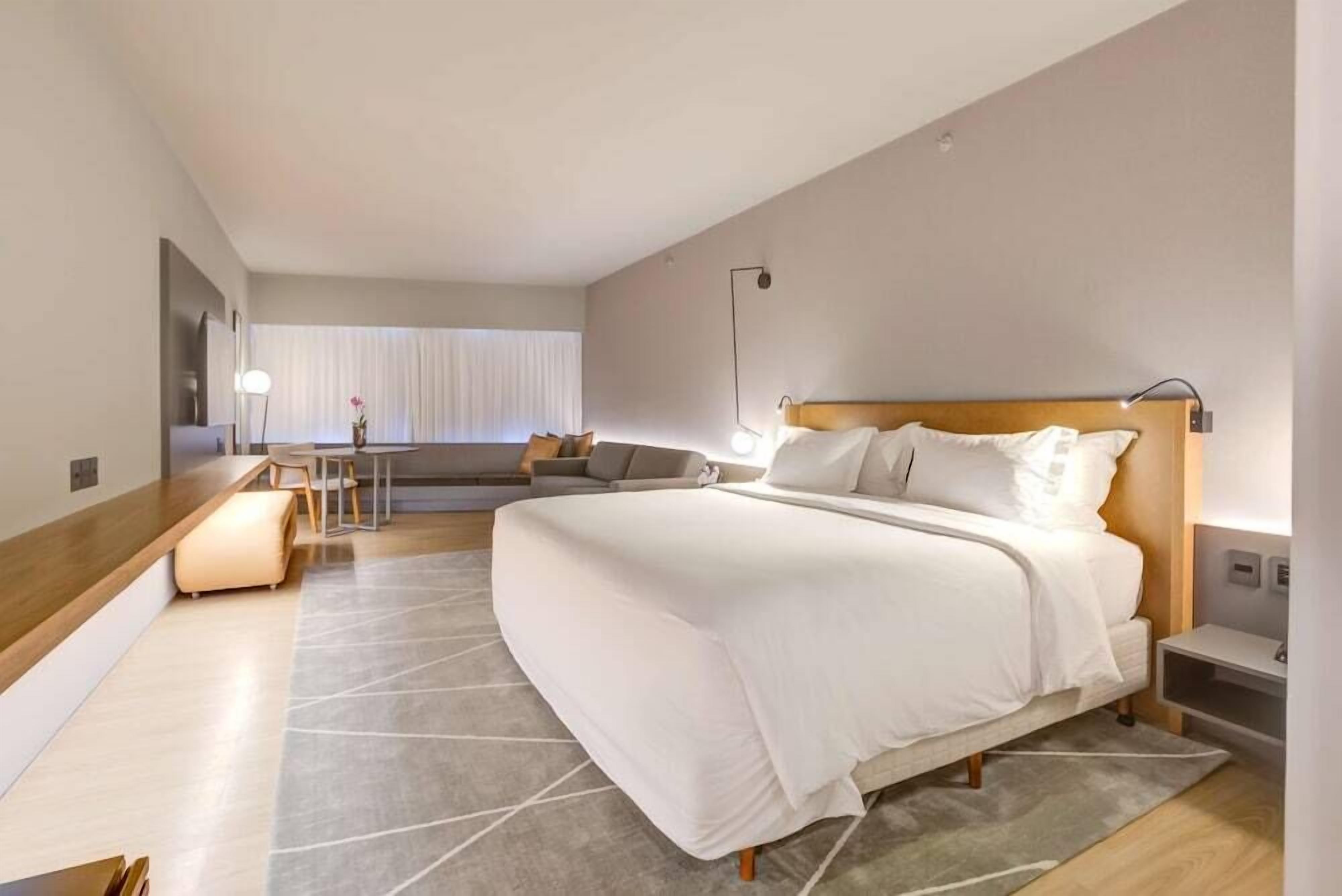 Biancheria da letto di alta qualità, minibar