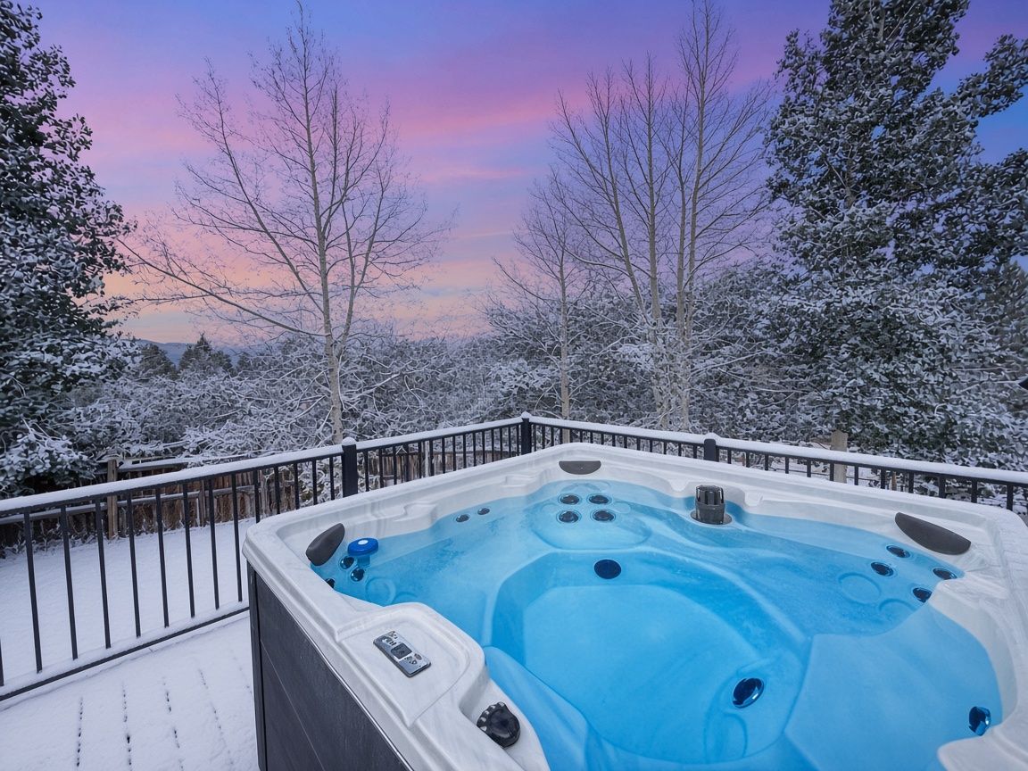 【Hot Tub】located on the back deck