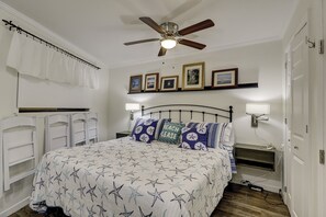 1 bedroom, iron/ironing board, internet, bed sheets