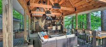 Lakefront Home w/ Entertainment Space & Dock!