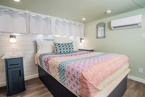 2 makuuhuonetta, silitysrauta/-lauta, vauvan matkasänky, ilmainen Wi-Fi