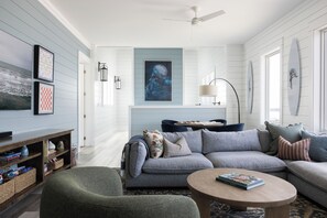 Smart TV, books - Southern Holiday by GSVR | Luxurious Beachfront Home w/ Private Pool + FREE Activities/Golf (Gulf Shores)