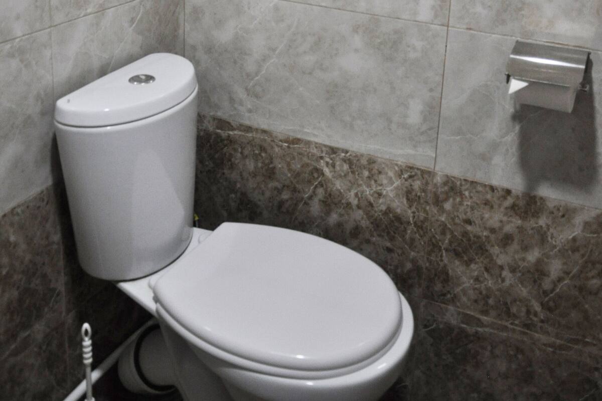 Duş, havlu, sabun, tuvalet kâğıdı