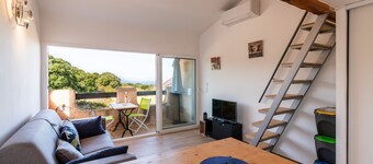Ambroggio - Grand studio avec mezzanine - Vue Mer
