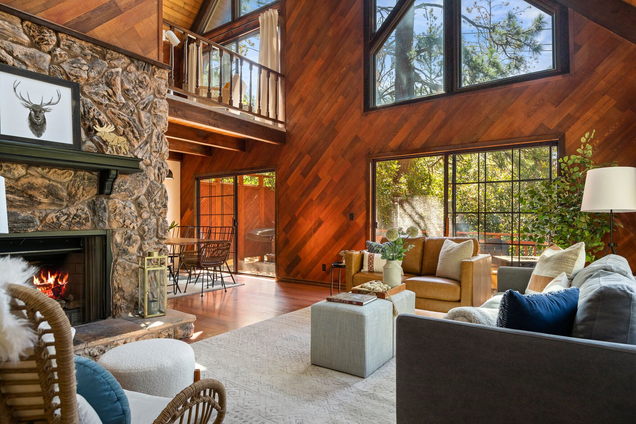 "Mountain Dream" cabin- with a hot tub & fire pit!