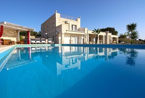 Una piscina riscaldata