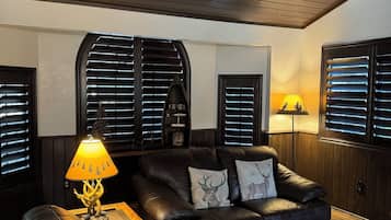 Smart TV, fireplace, video games